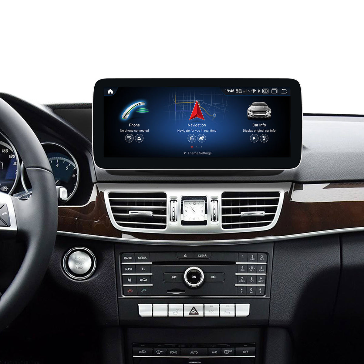 JFSound Android-Autoradio mit Navigation für Mercedes-Benz E 2015-2016, 10,25-Zoll-Display, NTG5.0 – Produktansicht 2
