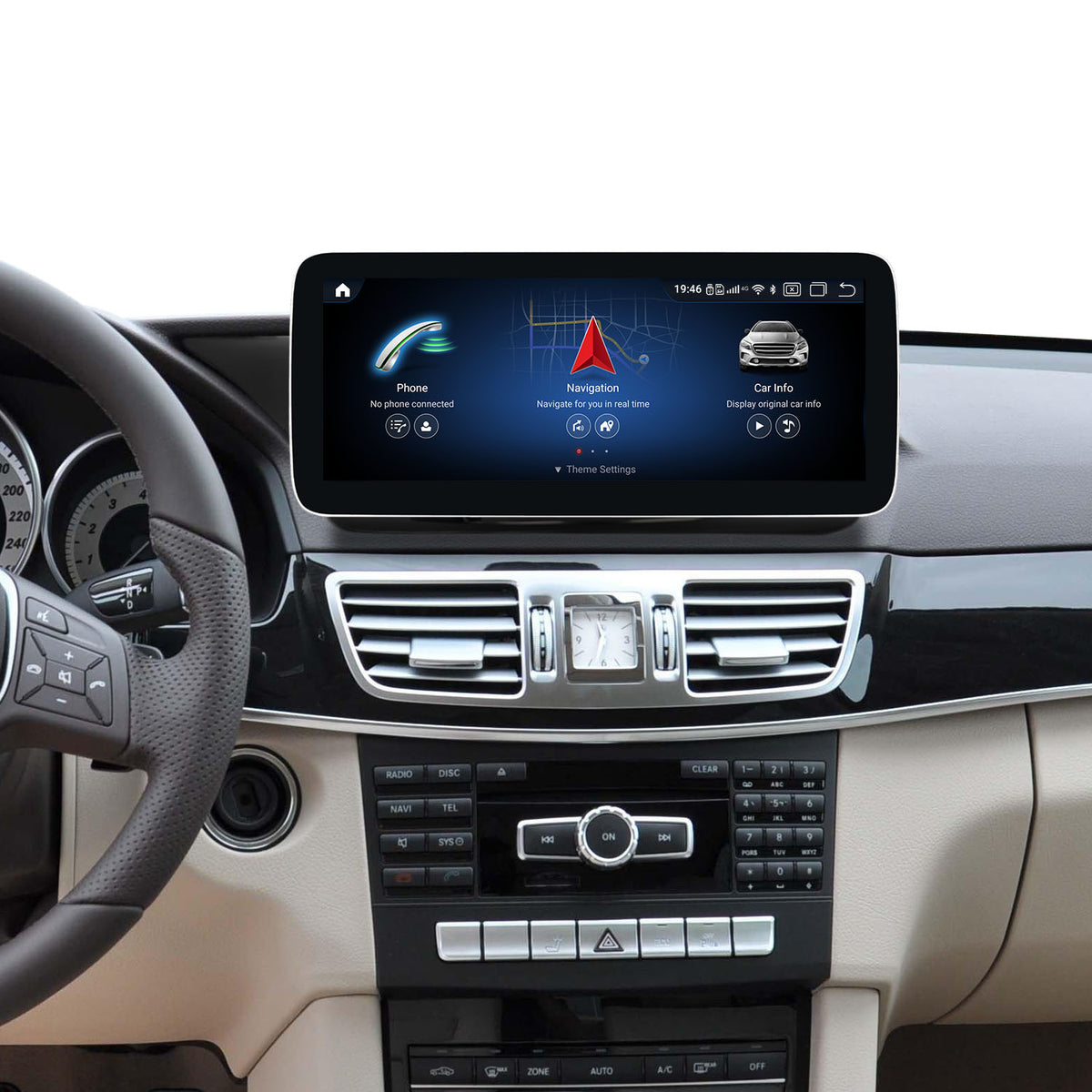 JFSound Android-Autoradio mit Navigation für Mercedes-Benz E 2013-2014, 12,25-Zoll-Display, NTG4.5 – Produktansicht 2