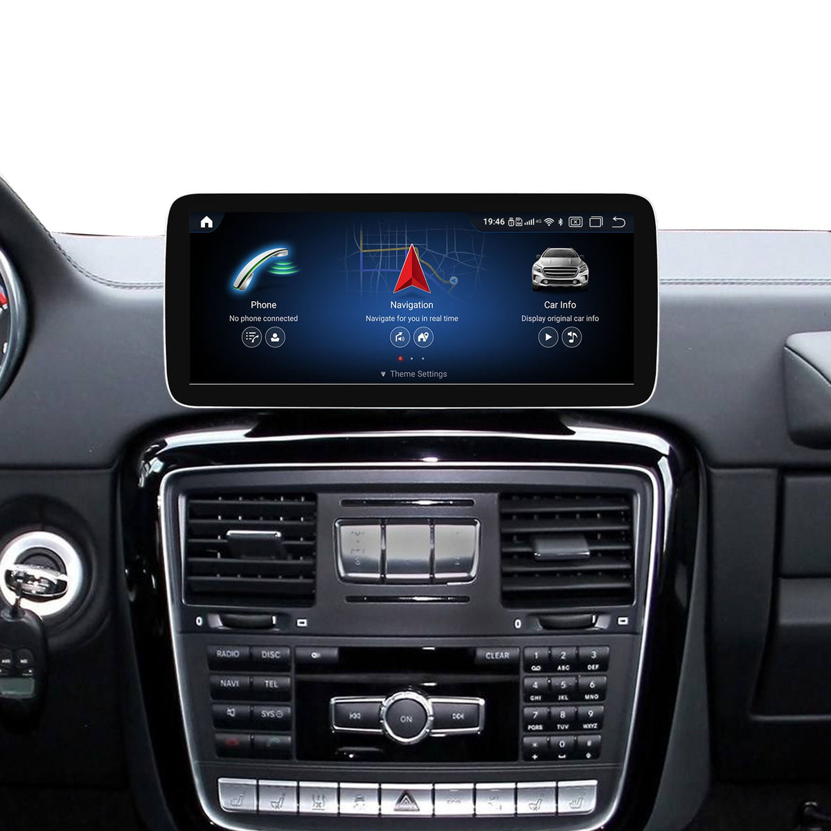 JFSound Android-Autoradio mit Navigation für Mercedes-Benz G-Klasse G350/G500 2017-2018, 10,25-Zoll-Display, NTG5.0 – Produktansicht 2