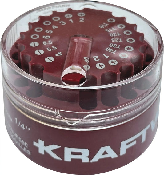 19-T. 1/4" MAGNUM BIT-BOX 50 MM LEER KRAFTWERK