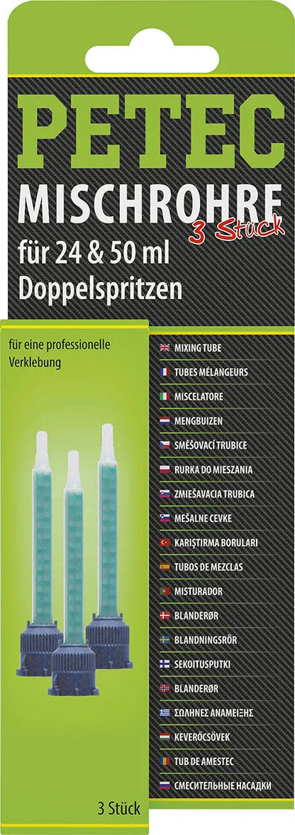 1:1 - Mischrohre - 3er Packung 24 ml/50 ml PETEC