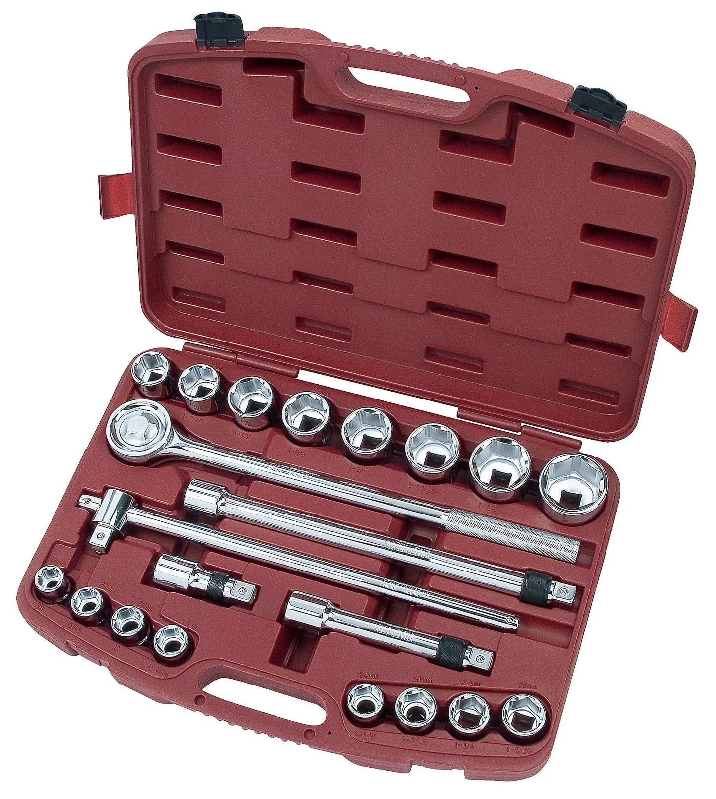 21-T. STECKSCHLÜSSELKOFFER 3/4" KRAFTWERK