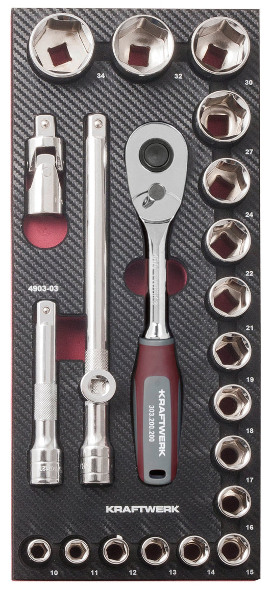 22-T. EVA3 STECKSCHLÜSSELSATZ 1/2" KRAFTWERK