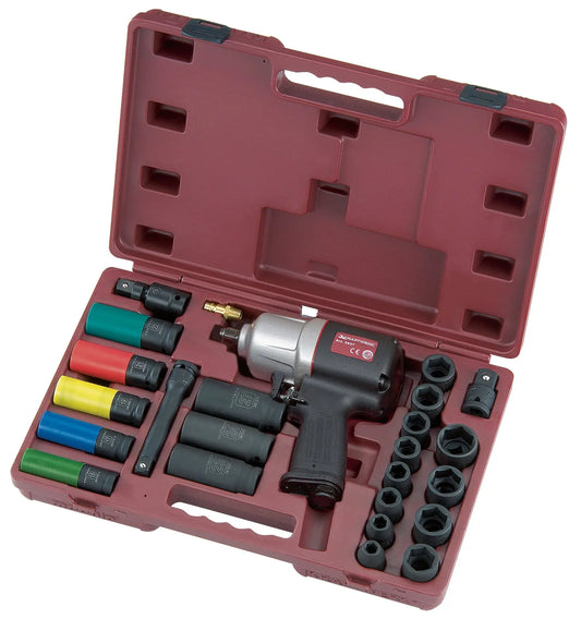 24-T. DRUCKLUFTSCHLAGSCHRAUBER-SATZ 1/2" KRAFTWERK