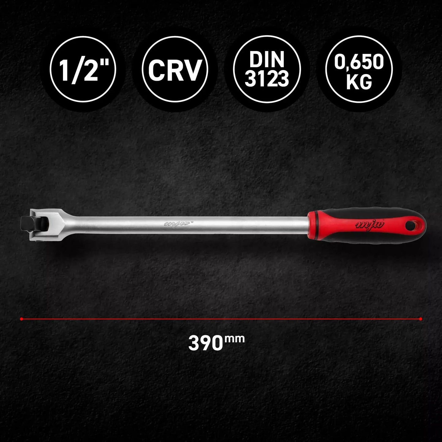 MJW 1/2"-Knopf mit Gelenk