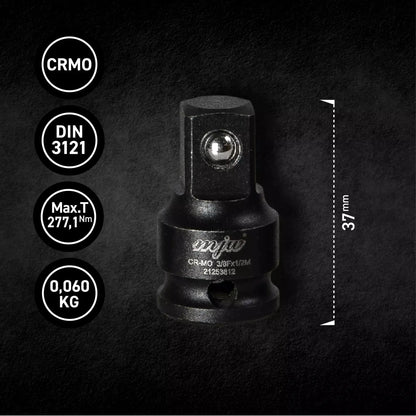 MJW  Reduzieradapter Schlagschrauber 3/8"-1/2"