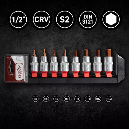 MJW Steckschlüsselsatz mit 1/2"-Schaft HEX