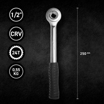 Ratsche 1/2" mit Bohrung MJW