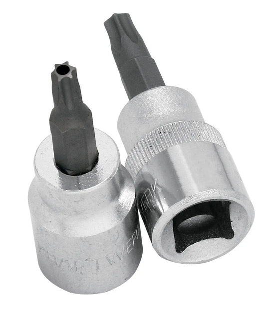 3/8" TX-BIT-STECKNUSS T55 MIT BOHRUNG KRAFTWERK