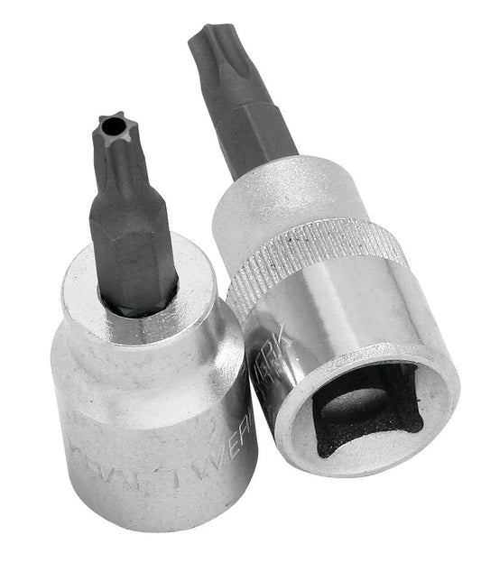 3/8" TX-BIT-STECKNUSS T60 MIT BOHRUNG KRAFTWERK
