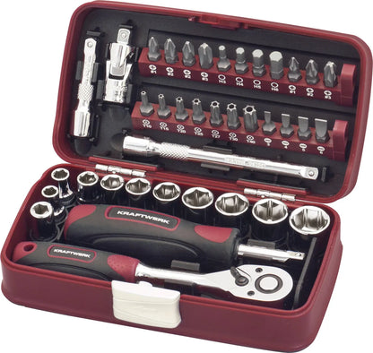 38-T. STECKSCHLÜSSELSATZ 1/4" KRAFTWERK