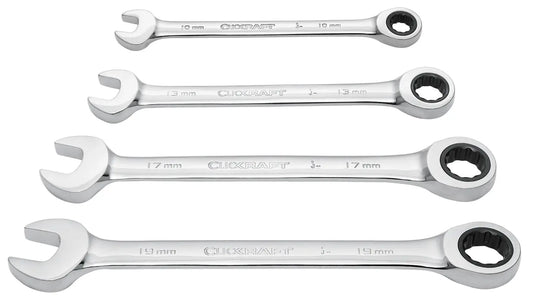 4-T. GEARWRENCH SATZ 10-13-17-19 MM KRAFTWERK