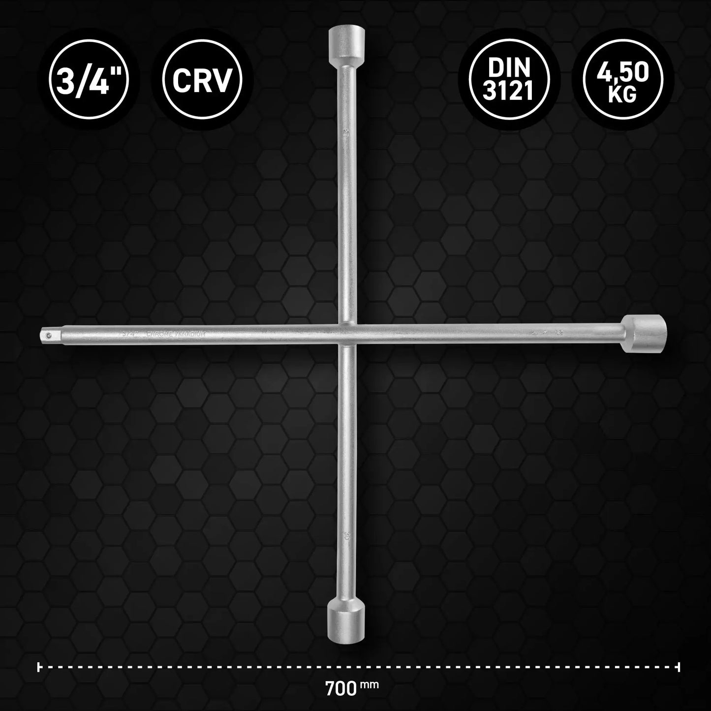 MJW Radschlüssel GROß STARK 27 30 32mm 3/4"