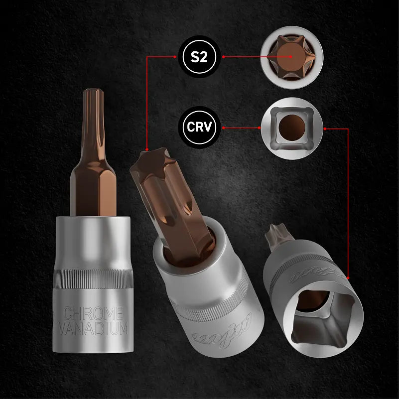 1/4" TORX T10 Steckschlüsseleinsatz