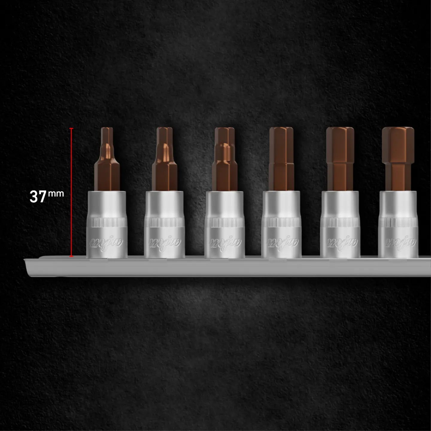 Zestaw nasadek 1/4"  trzpieniowych TORX  HEX