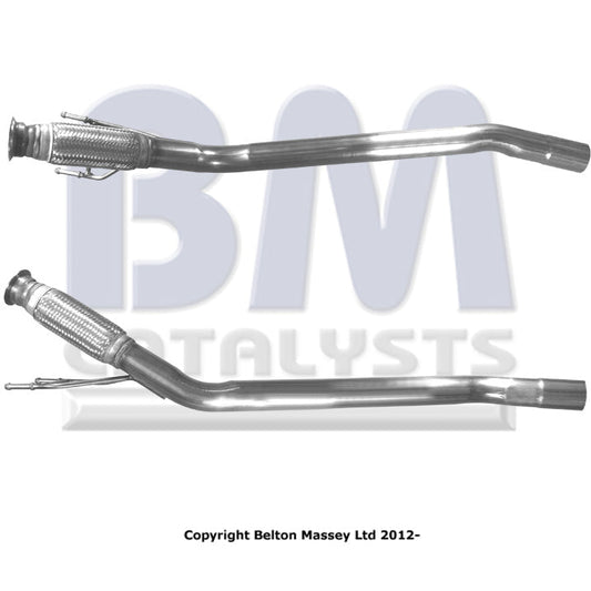 VERBINDUNGSROHR FÜR VOLKSWAGEN MULTIVAN 2.5L DIESEL | EURO 4 | OEM: 7H0253301D BM CATALYSTS