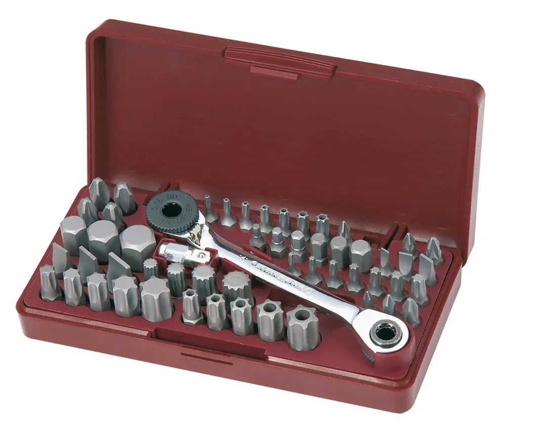 55-T. TRIBIT-WERKZEUGSATZ 1/4"+5/16" KRAFTWERK