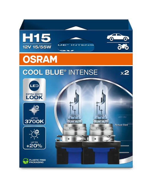 H15 12V 15/55W PGJ23t-1 Cool Blue INTENSE NextGen. 3700K +100% Duo 2st. OSRAM OSRAM