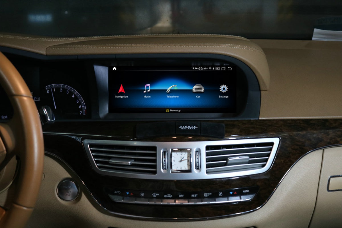 JFSound Android-Autoradio mit Navigation für Mercedes-Benz S W221 2006-2013 Linkslenker, 10,25-Zoll-Display – Produktansicht 3