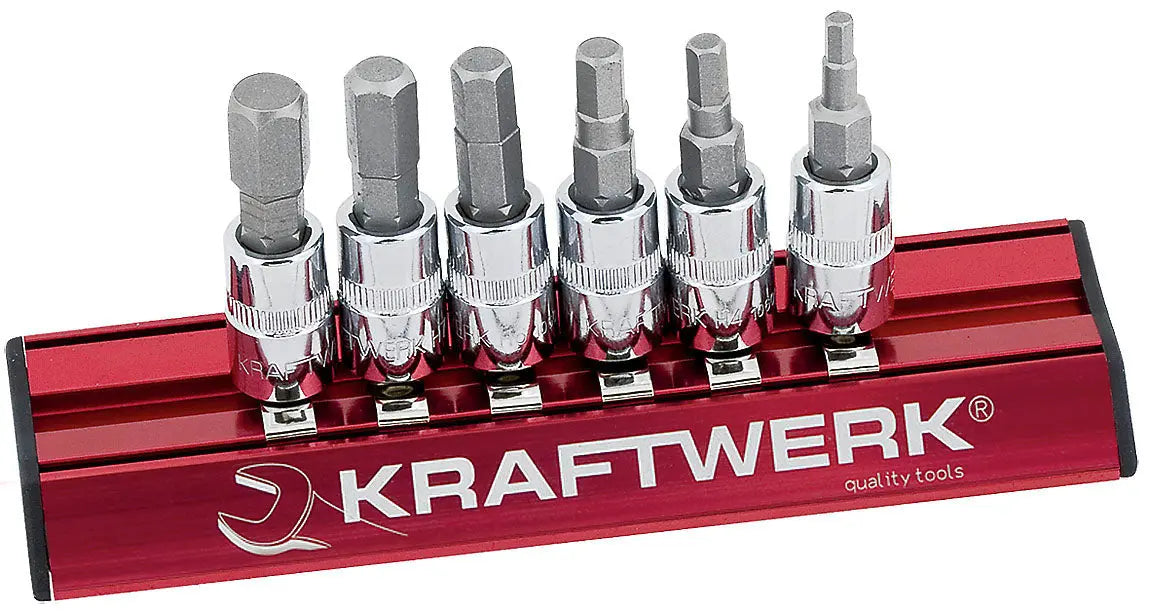 6T INNENSECHSK-BIT-STECKSATZ MAGALU 1/4" KRAFTWERK