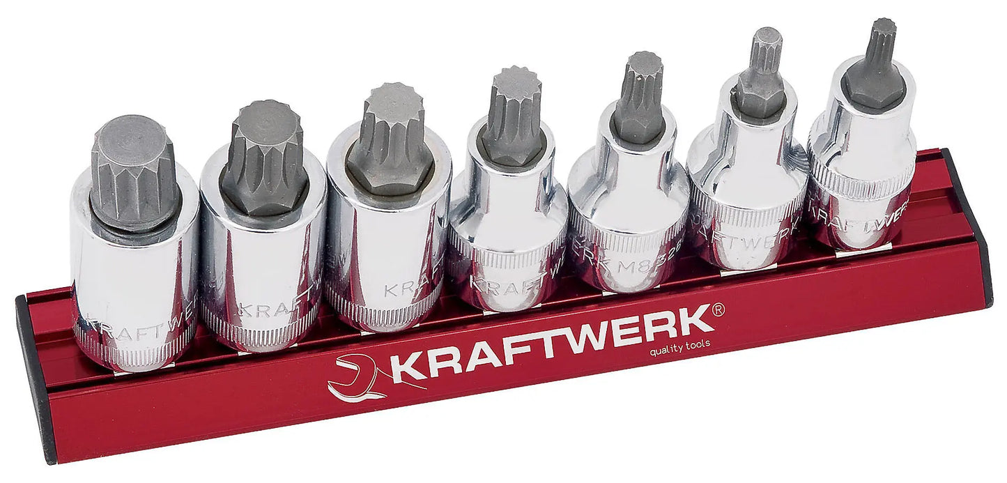 7-T. XZN-BIT-STECKNUSSSATZ MAGALU 1/2" KRAFTWERK