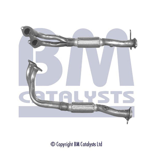 VORDERROHR FÜR SAAB 9000 2L BENZIN | EURO 2 | OEM: 3380875 BM CATALYSTS