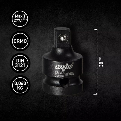 MJW  Reduzieradapter Schlagschrauber 1/2"-3/8"