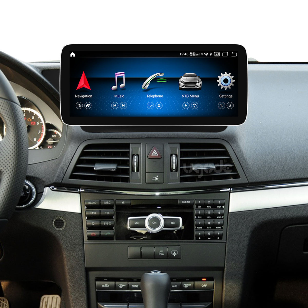 JFSound Android-Autoradio mit Navigation für Mercedes-Benz E-Klasse Coupé 2-türig 2009-2012, 12,25-Zoll-Display, NTG4.0 – Produktansicht 2