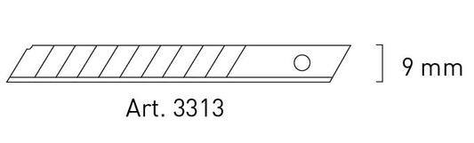 ABBRECHMESSER ERGOKRAFT 9 MM KRAFTWERK