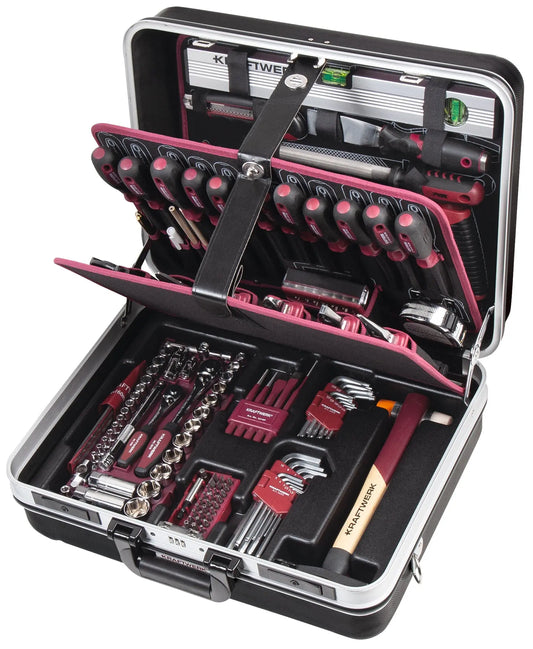 ABS-PROFI-WERKZEUGKOFFER, 186 TLG. KRAFTWERK