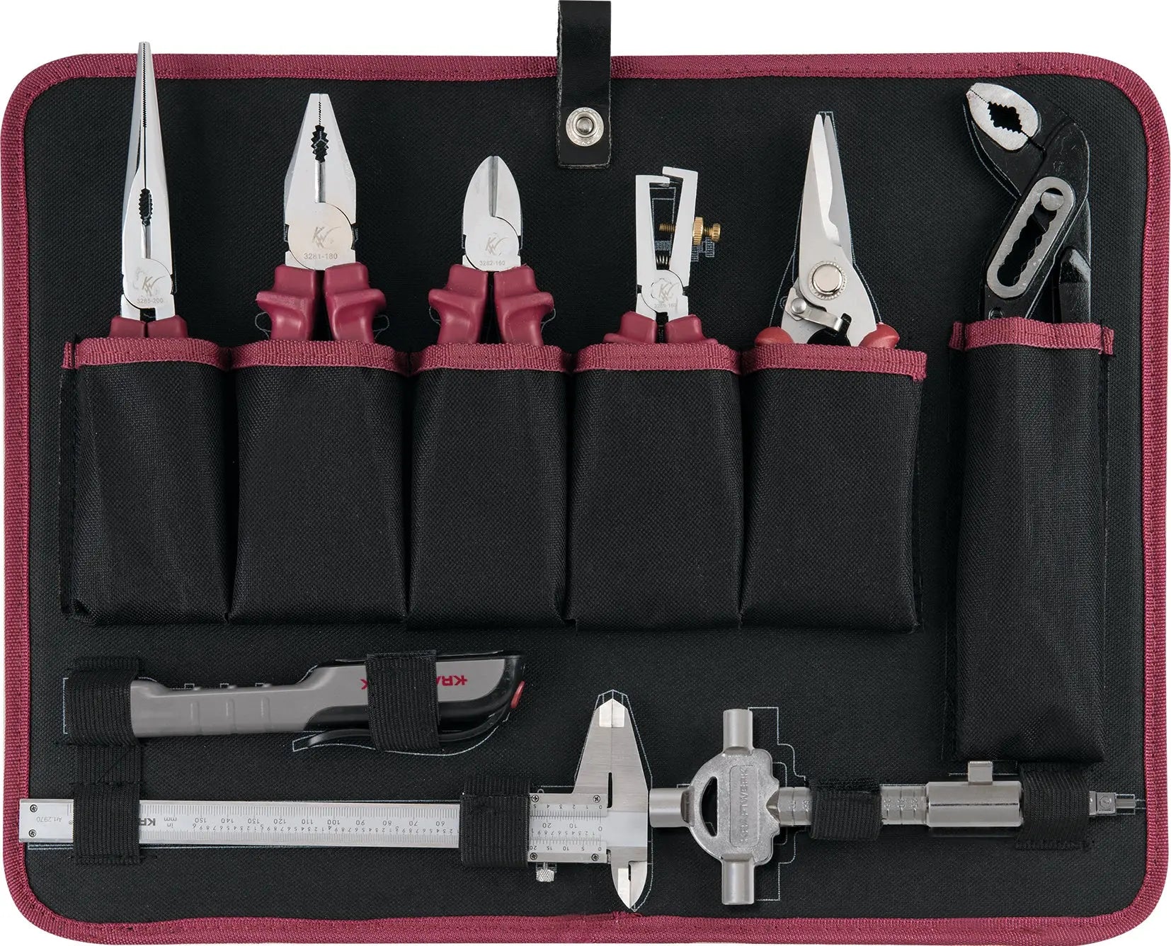 ABS-PROFI-WERKZEUGKOFFER, 186 TLG. KRAFTWERK