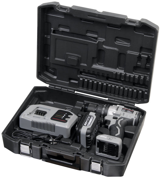 AKKU-SCHLAGBOHRMASCHINE 20V 4AH 100NM INKL. 1 AKKUS KRAFTWERK