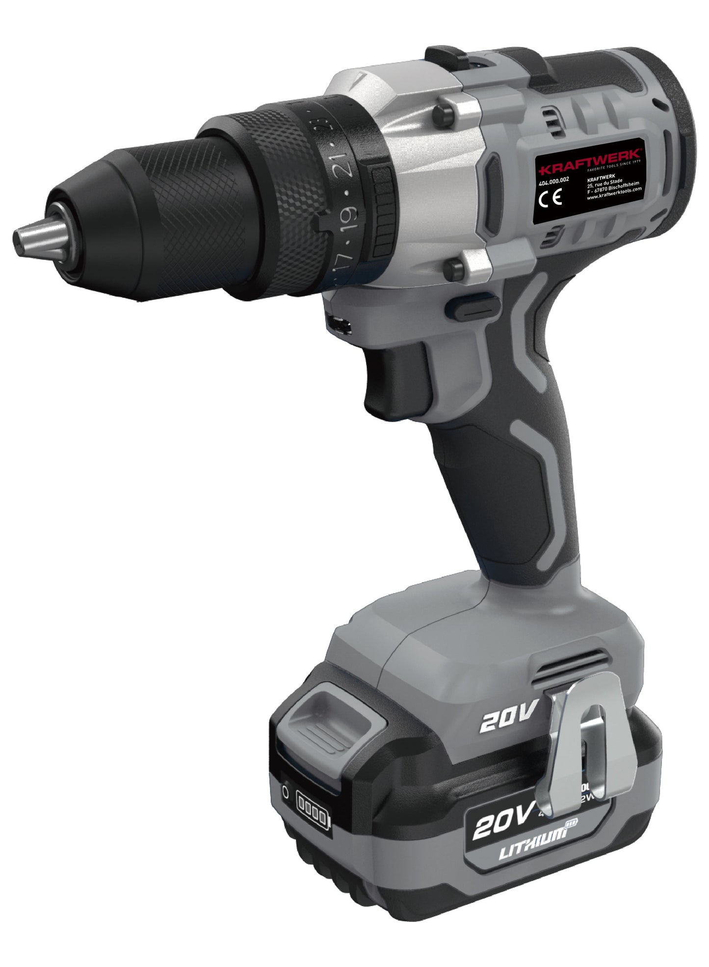 AKKU-SCHLAGBOHRMASCHINE 20V 4AH 100NM INKL. 1 AKKUS KRAFTWERK