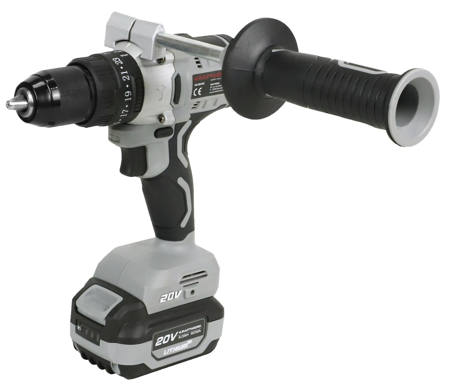 AKKU-SCHLAGBOHRMASCHINE 20V 4AH 100NM INKL. 1 AKKUS KRAFTWERK