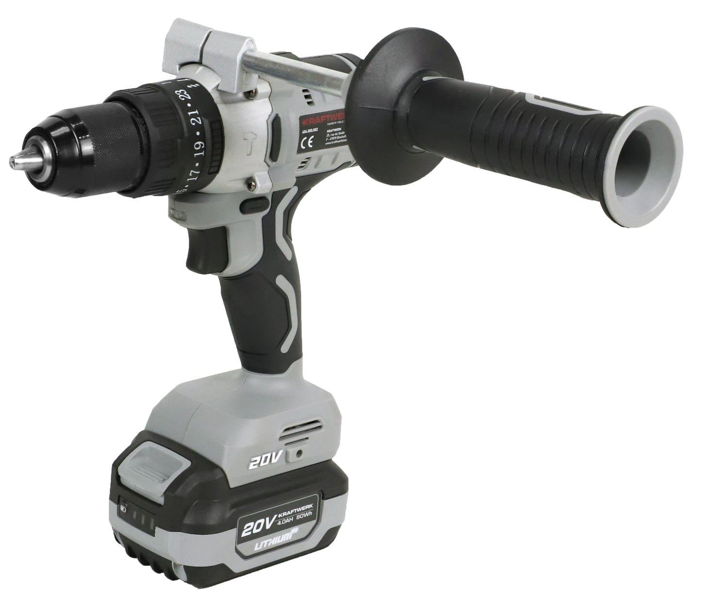 AKKU-SCHLAGBOHRMASCHINE 20V 4AH 100NM INKL. 1 AKKUS KRAFTWERK