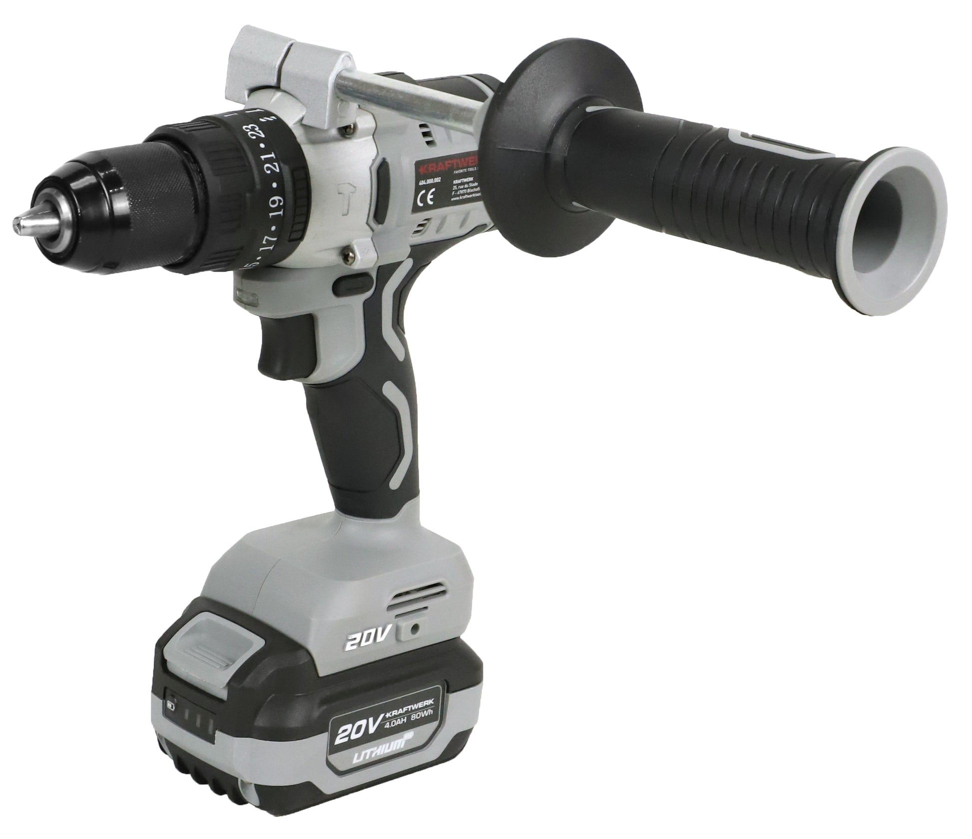 AKKU-SCHLAGBOHRMASCHINE 20V 4AH 100NM INKL. 1 AKKUS KRAFTWERK