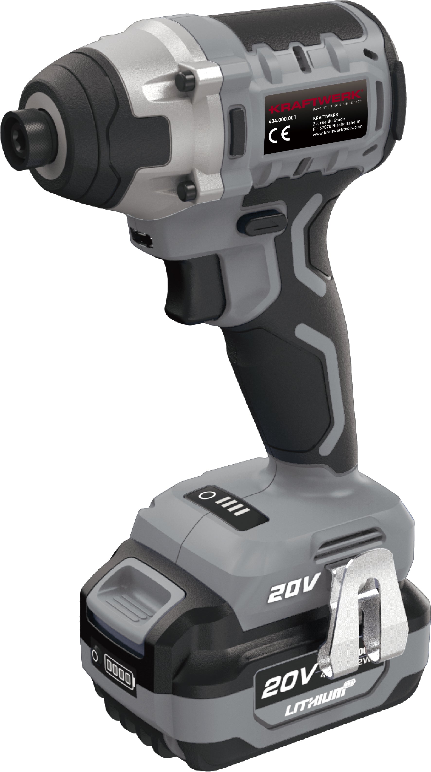 AKKU-SCHRAUBER 20V 4AH 200NM INKL. 1 AKKUS KRAFTWERK