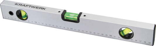 ALU-HOHLPROFIL-WASSERWAAGE 400MM 2 LIBELLEN KRAFTWERK