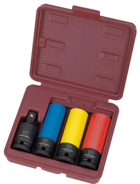 ALUFELGEN-GELENK-SCHLAGN.-SATZ 1/2" 4-TLG. KRAFTWERK