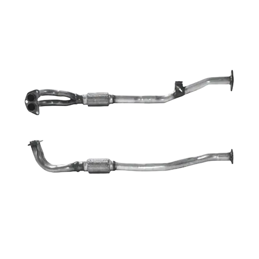Auspuffrohr Abgasrohr Flexrohr Hosenrohr Abgaskrümmer Rohr bis EURO 1 E-Prüfzeichen für MITSUBISHI GALANT 1.8L 16-V-4G37-Motor u.a. BM CATALYSTS