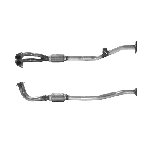 Auspuffrohr Abgasrohr Flexrohr Hosenrohr Abgaskrümmer Rohr bis EURO 1 E-Prüfzeichen für MITSUBISHI GALANT 1.8L 16-V-4G37-Motor u.a. BM CATALYSTS