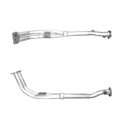 Auspuffrohr Abgasrohr Flexrohr Hosenrohr Abgaskrümmer Rohr bis EURO 1 oder 2 E-Prüfzeichen für VOLVO 740 2.3L 8-V-B230F-Motor u.a. BM CATALYSTS