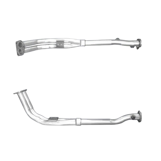 Auspuffrohr Abgasrohr Flexrohr Hosenrohr Abgaskrümmer Rohr bis EURO 1 oder 2 E-Prüfzeichen für VOLVO 740 2.3L 8-V-B230F-Motor u.a. BM CATALYSTS
