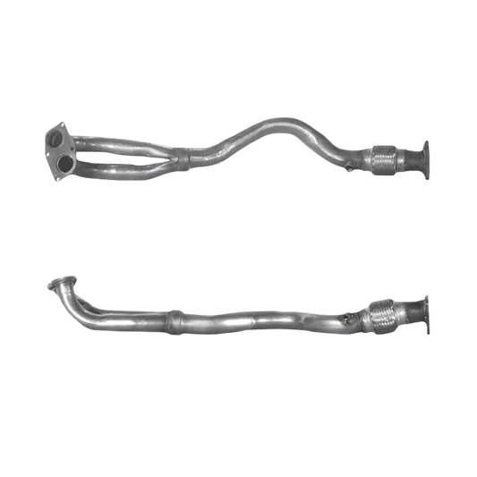 Auspuffrohr Abgasrohr Flexrohr Hosenrohr Abgaskrümmer Rohr bis EURO 2 E-Prüfzeichen für ALFA ROMEO 145 2L 16 V Doppelzündung u.a. BM CATALYSTS