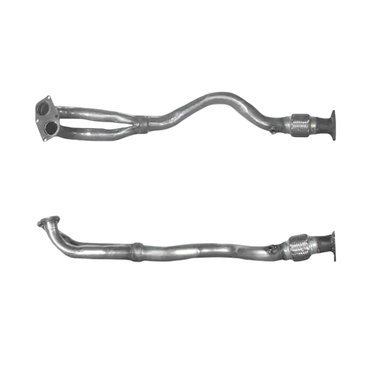 Auspuffrohr Abgasrohr Flexrohr Hosenrohr Abgaskrümmer Rohr bis EURO 2 E-Prüfzeichen für ALFA ROMEO 145 2L 16 V Doppelzündung u.a. BM CATALYSTS