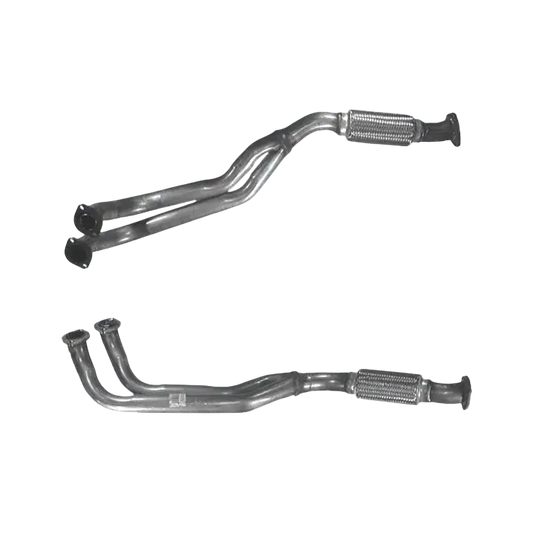 Auspuffrohr Abgasrohr Flexrohr Hosenrohr Abgaskrümmer Rohr bis EURO 2 E-Prüfzeichen für ALFA ROMEO 155 2L 8 V Doppelzündung u.a. BM CATALYSTS