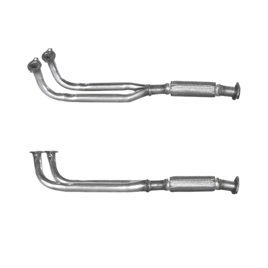 Auspuffrohr Abgasrohr Flexrohr Hosenrohr Abgaskrümmer Rohr bis EURO 2 E-Prüfzeichen für ALFA ROMEO 164 2L Twin Spark AR 06420 Motor u.a. BM CATALYSTS