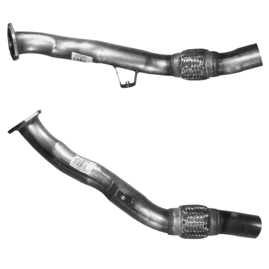 Auspuffrohr Abgasrohr Flexrohr Hosenrohr Abgaskrümmer Rohr bis EURO 2 E-Prüfzeichen für AUDI A4 1.8L 20v Turbo Quattro u.a. BM CATALYSTS