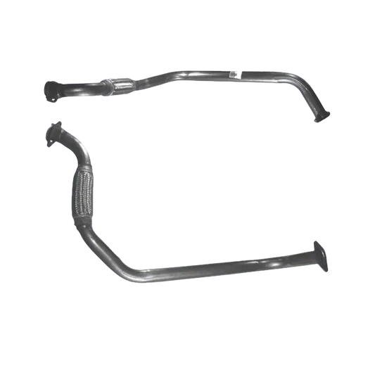 Auspuffrohr Abgasrohr Flexrohr Hosenrohr Abgaskrümmer Rohr bis EURO 2 E-Prüfzeichen für BMW 525d 2.5L E34 TD Limousine u.a. BM CATALYSTS