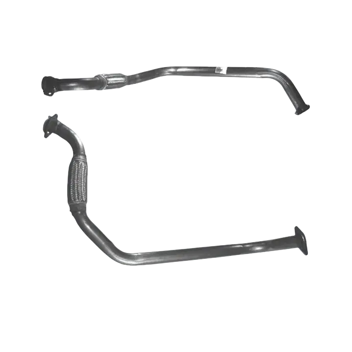 Auspuffrohr Abgasrohr Flexrohr Hosenrohr Abgaskrümmer Rohr bis EURO 2 E-Prüfzeichen für BMW 525d 2.5L E34 TD Limousine u.a. BM CATALYSTS
